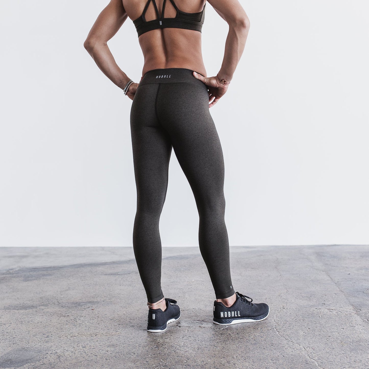 Women's Mid-Rise Plush Heather Tight 28"