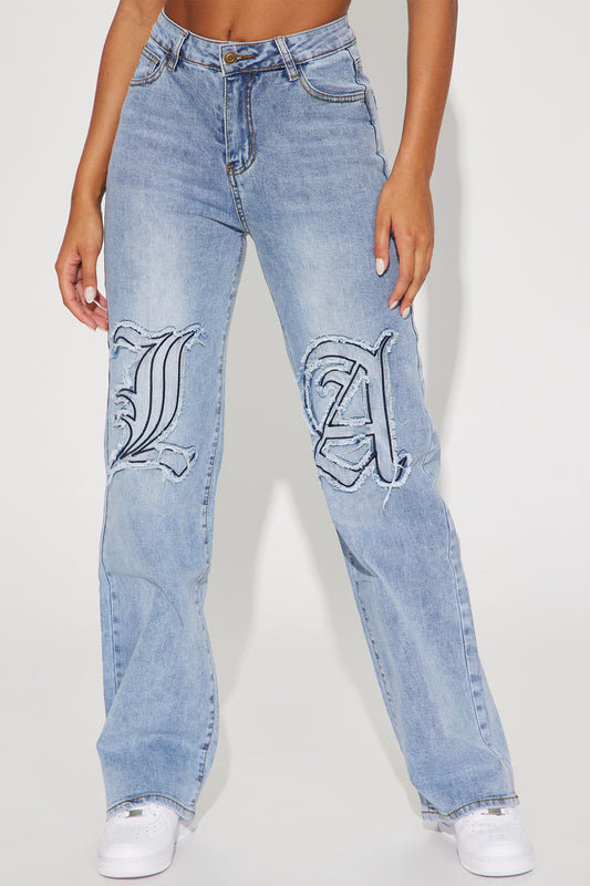 LA Baby Baggy Jeans - Light Wash